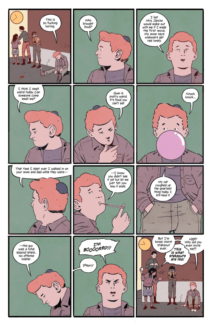 4 kids berger stakeout