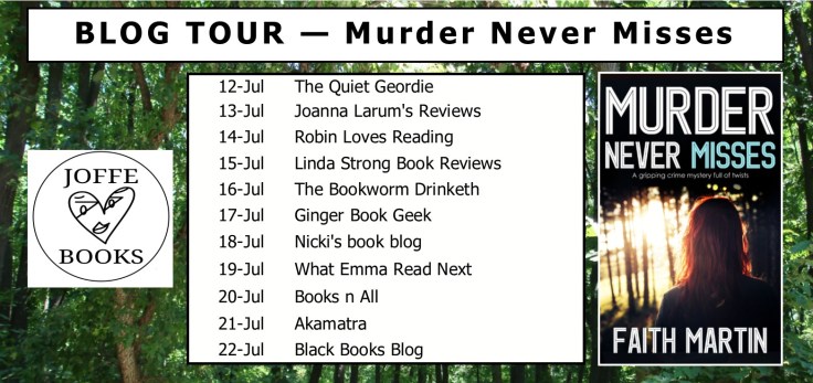 BLOG TOUR - Murder never misses